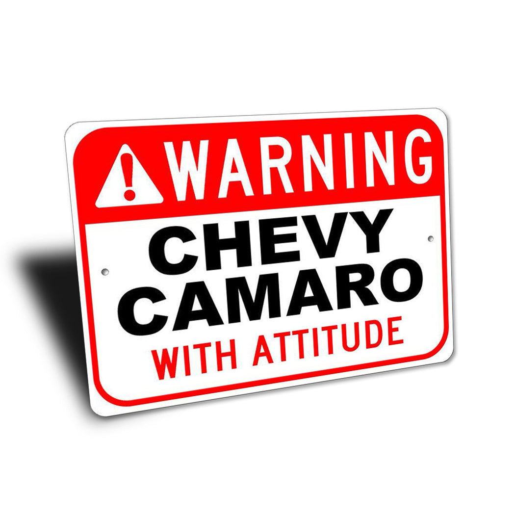 Car with Attitude Sign