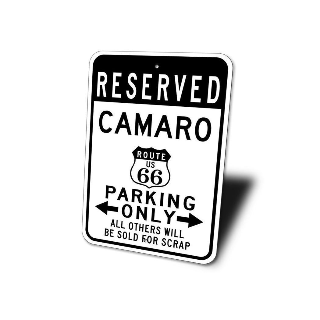 Route 66 Parking Sign