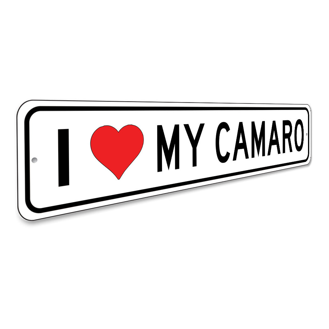 I Love My Car Sign