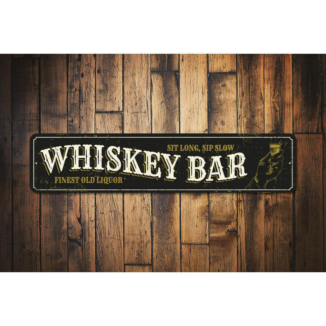 Old Whiskey Bar Sign