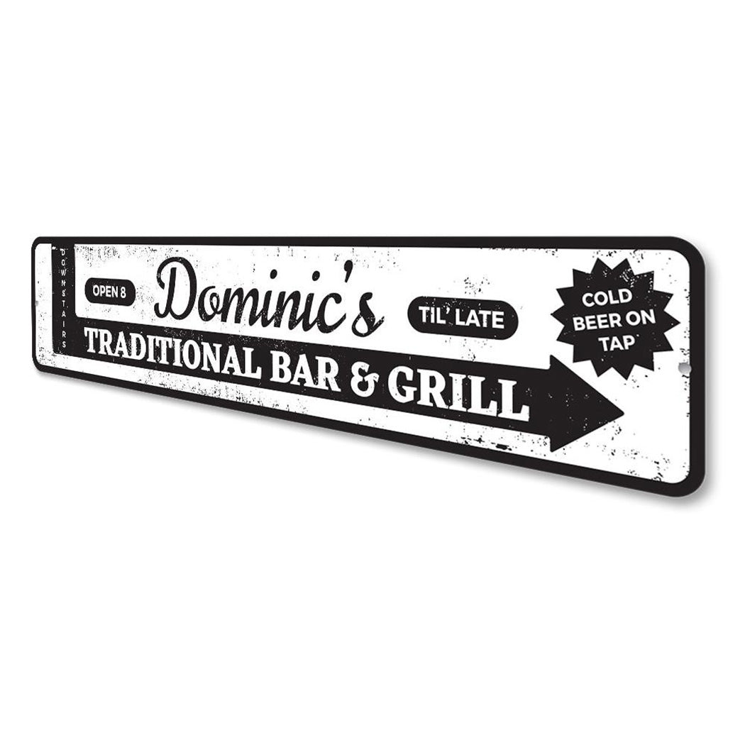 Traditional Bar & Grill Sign