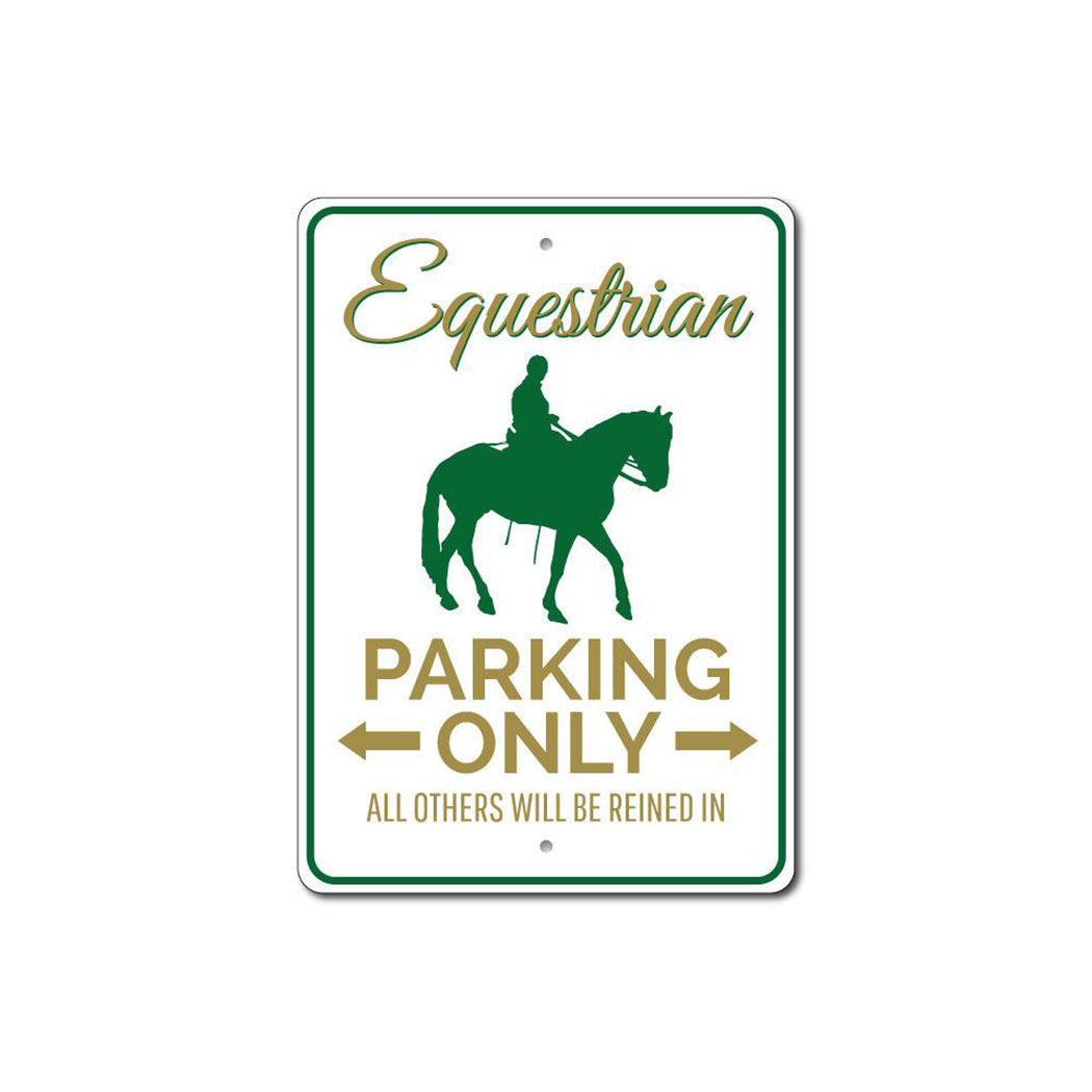 Equestrian Parking Sign