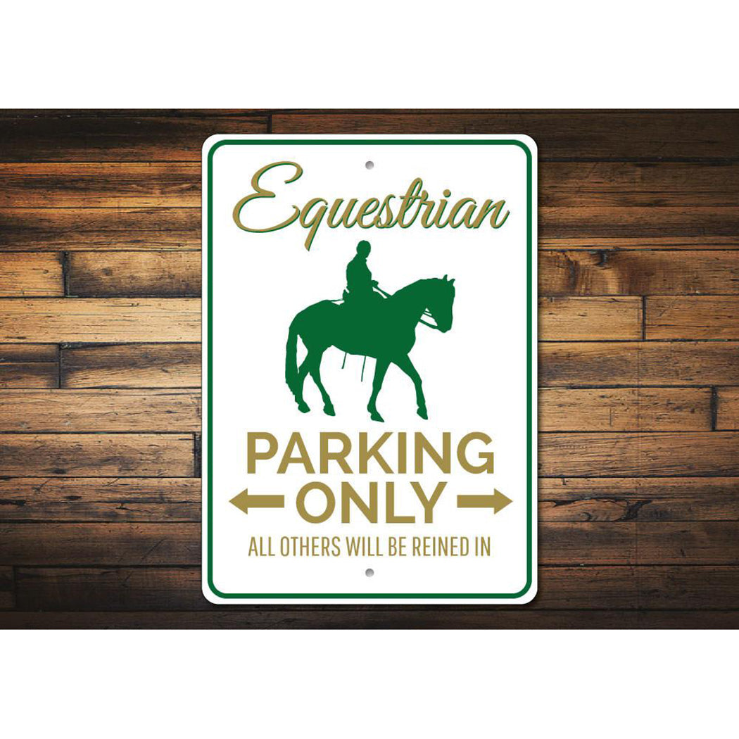 Equestrian Parking Sign