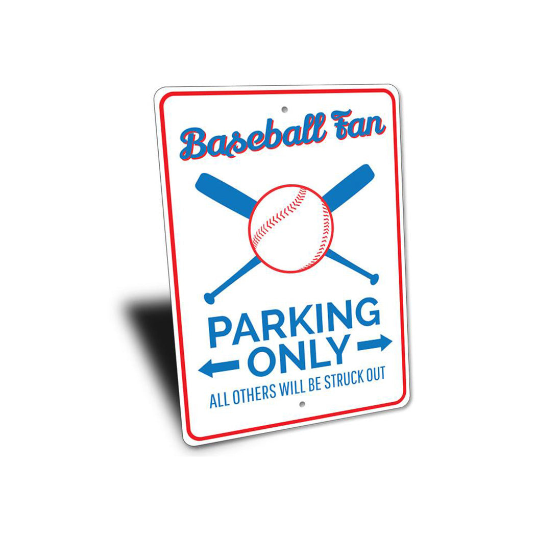 Baseball Fan Parking Sign