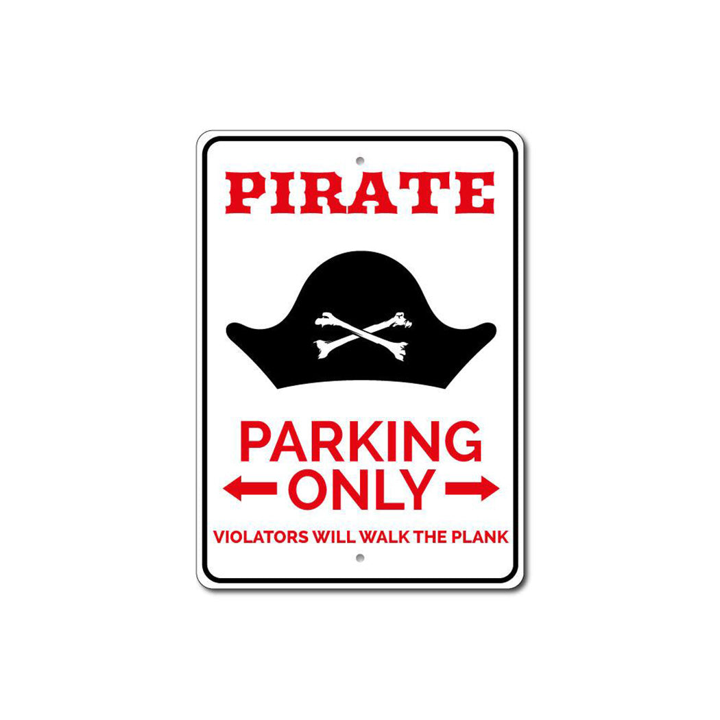 Pirate Parking Sign