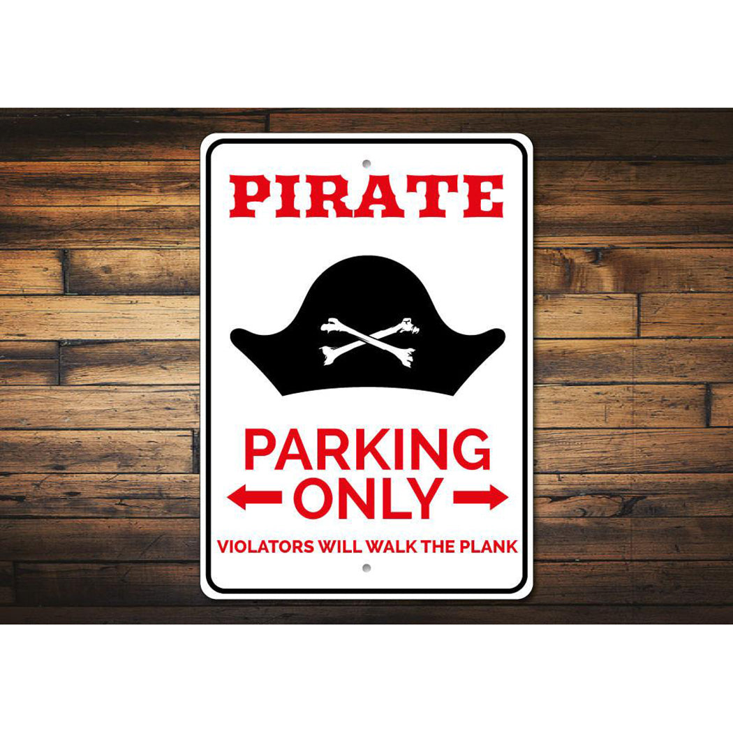 Pirate Parking Sign