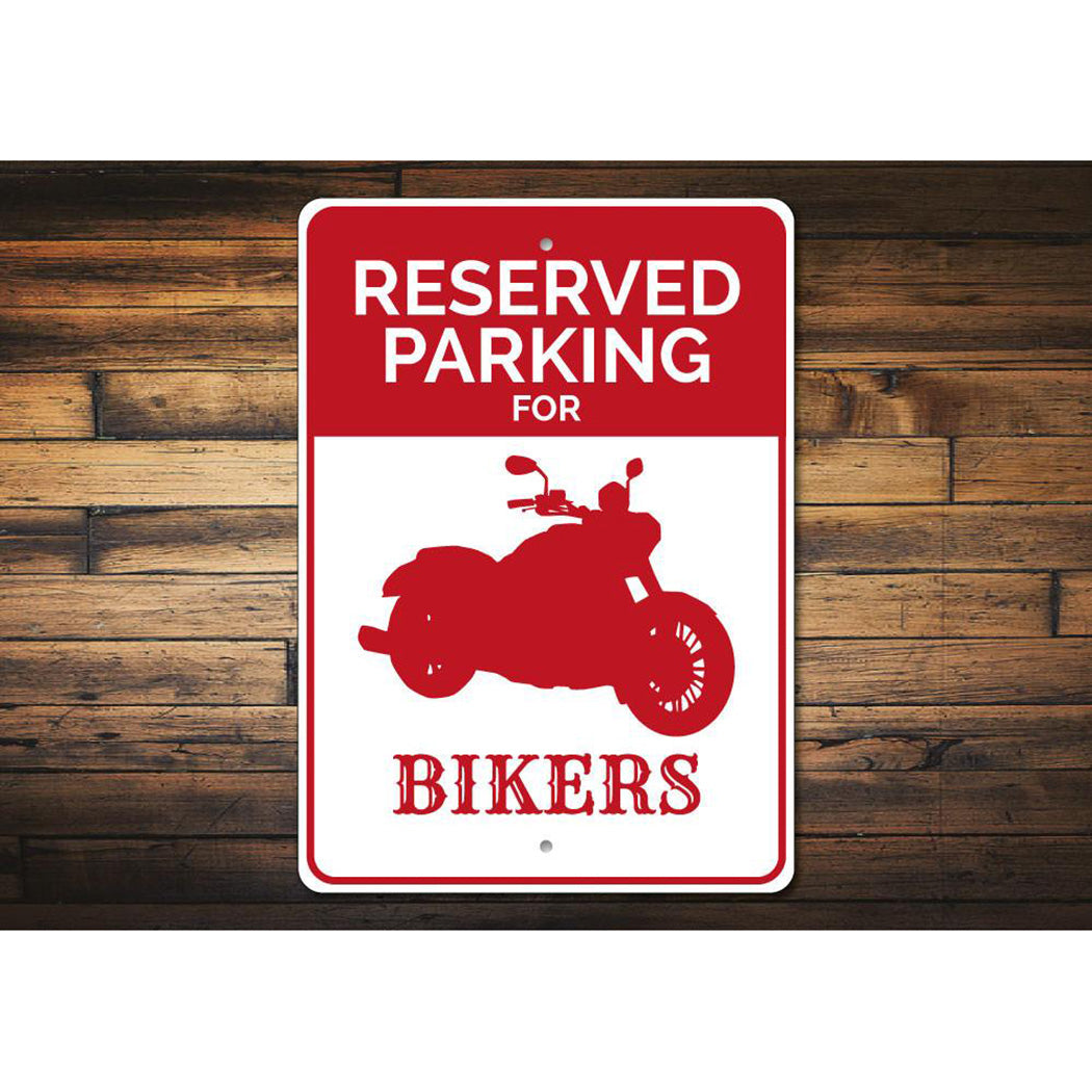 Biker Parking Sign