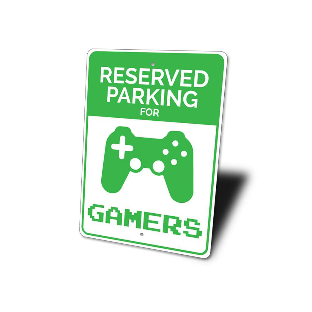 Gamer Parking Sign