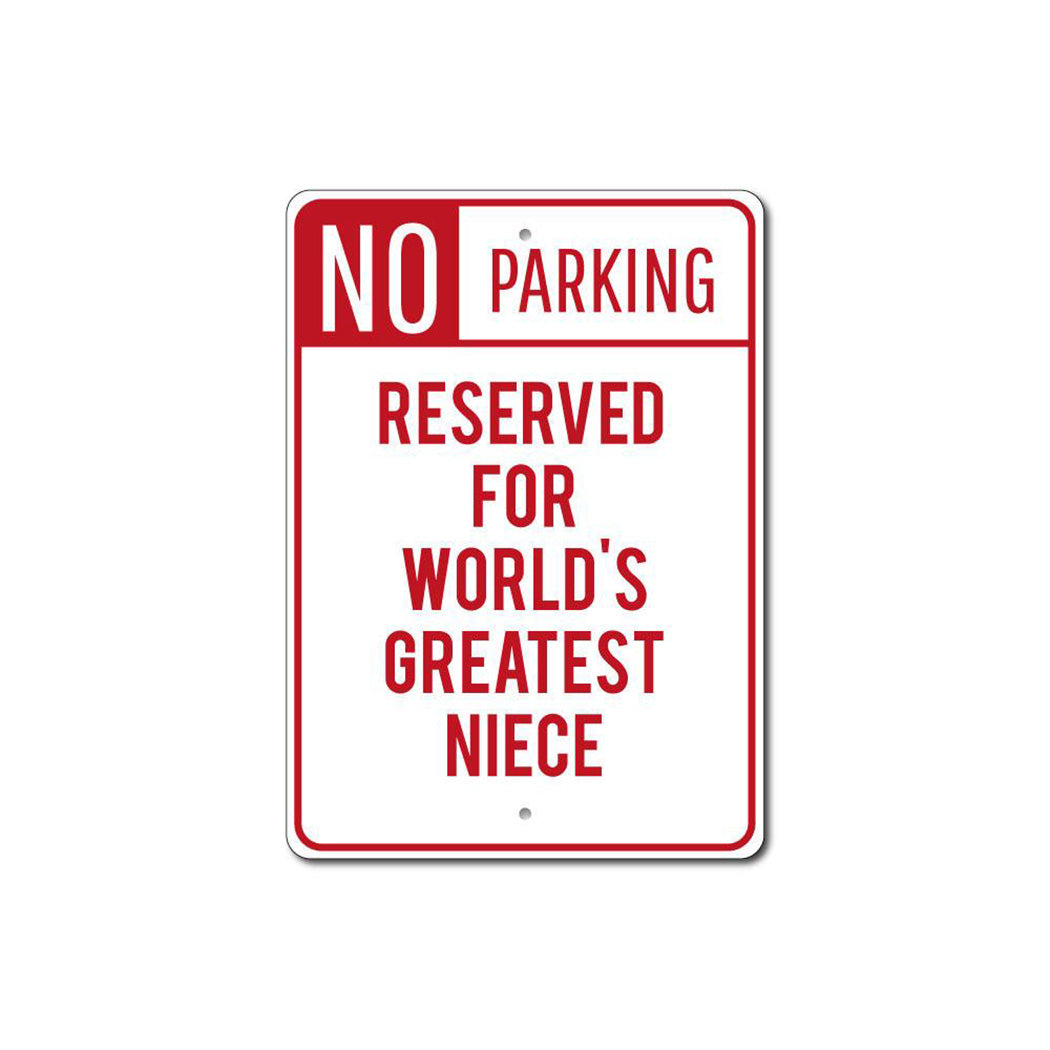 Niece Parking Sign