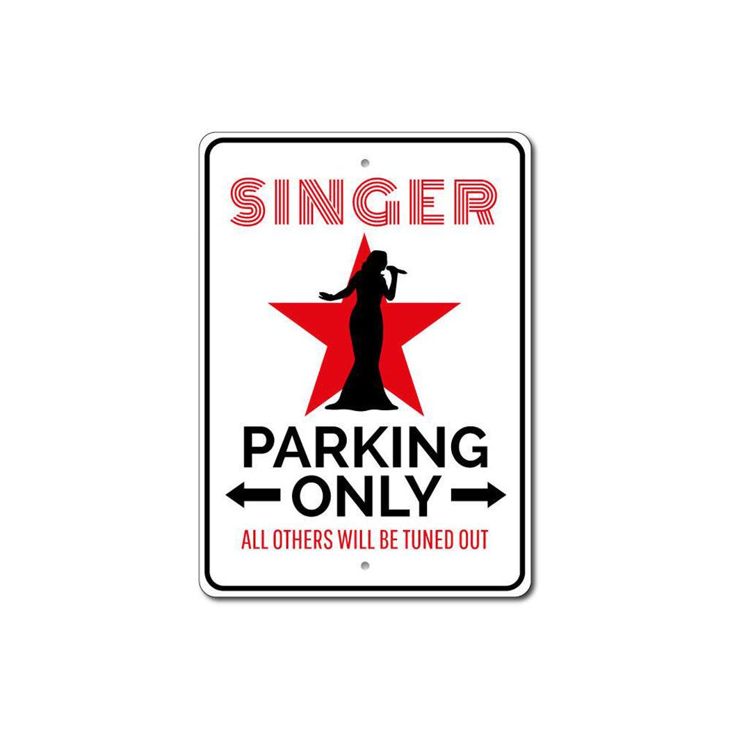 Singer Parking Sign