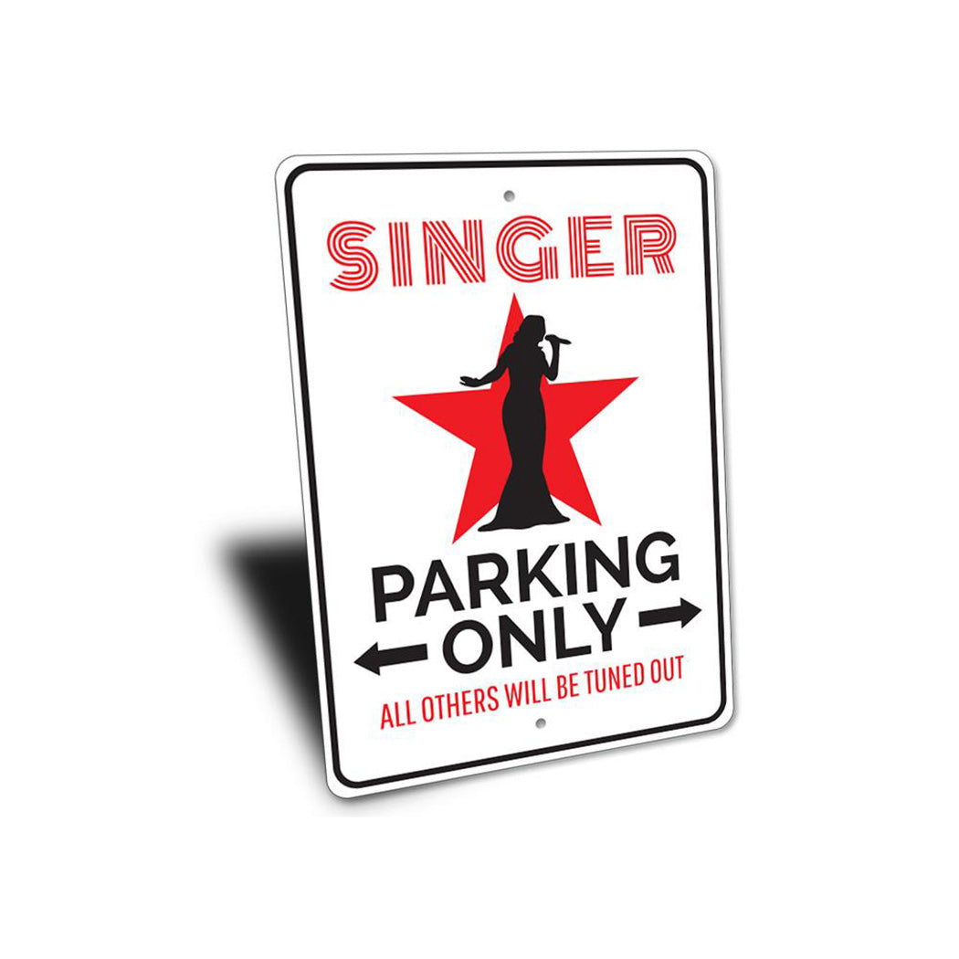 Singer Parking Sign
