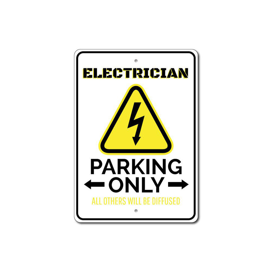 Electrician Parking Sign