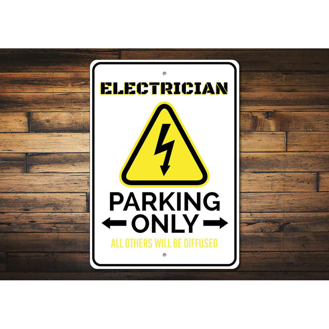 Electrician Parking Sign
