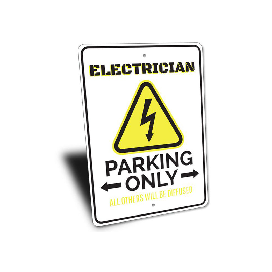 Electrician Parking Sign