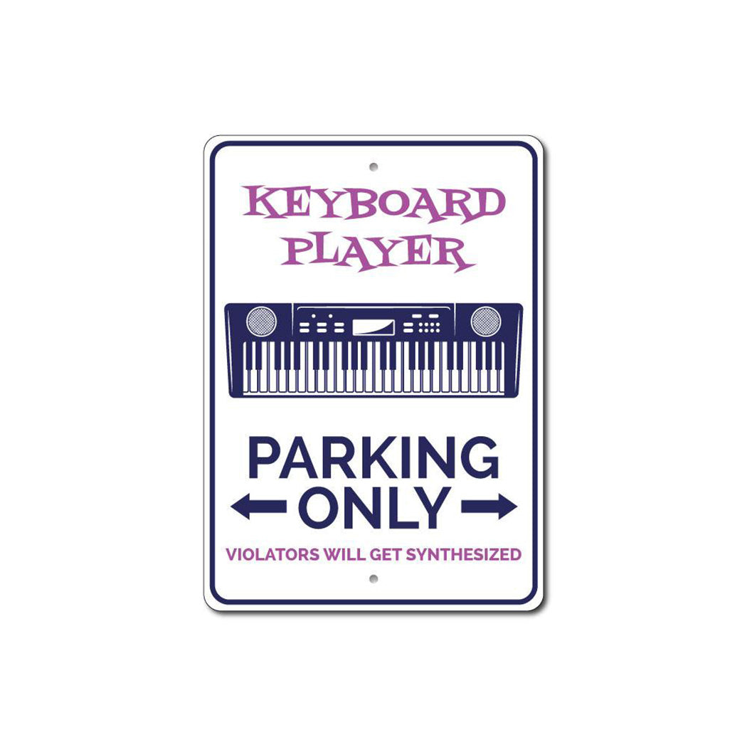 Keyboard Parking Sign