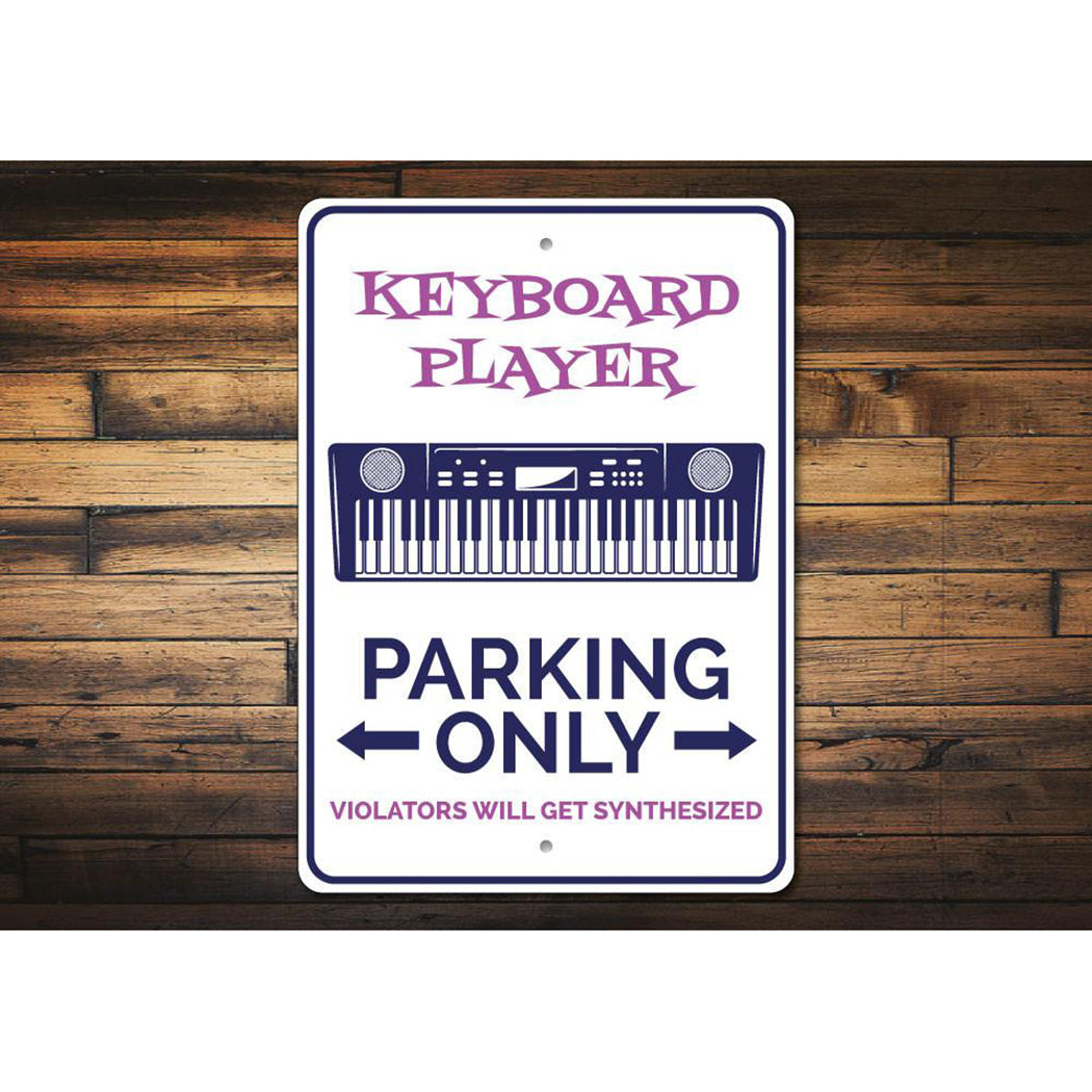 Keyboard Parking Sign