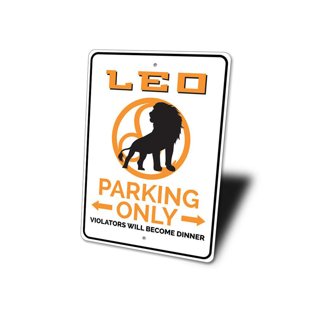 Leo Parking Sign