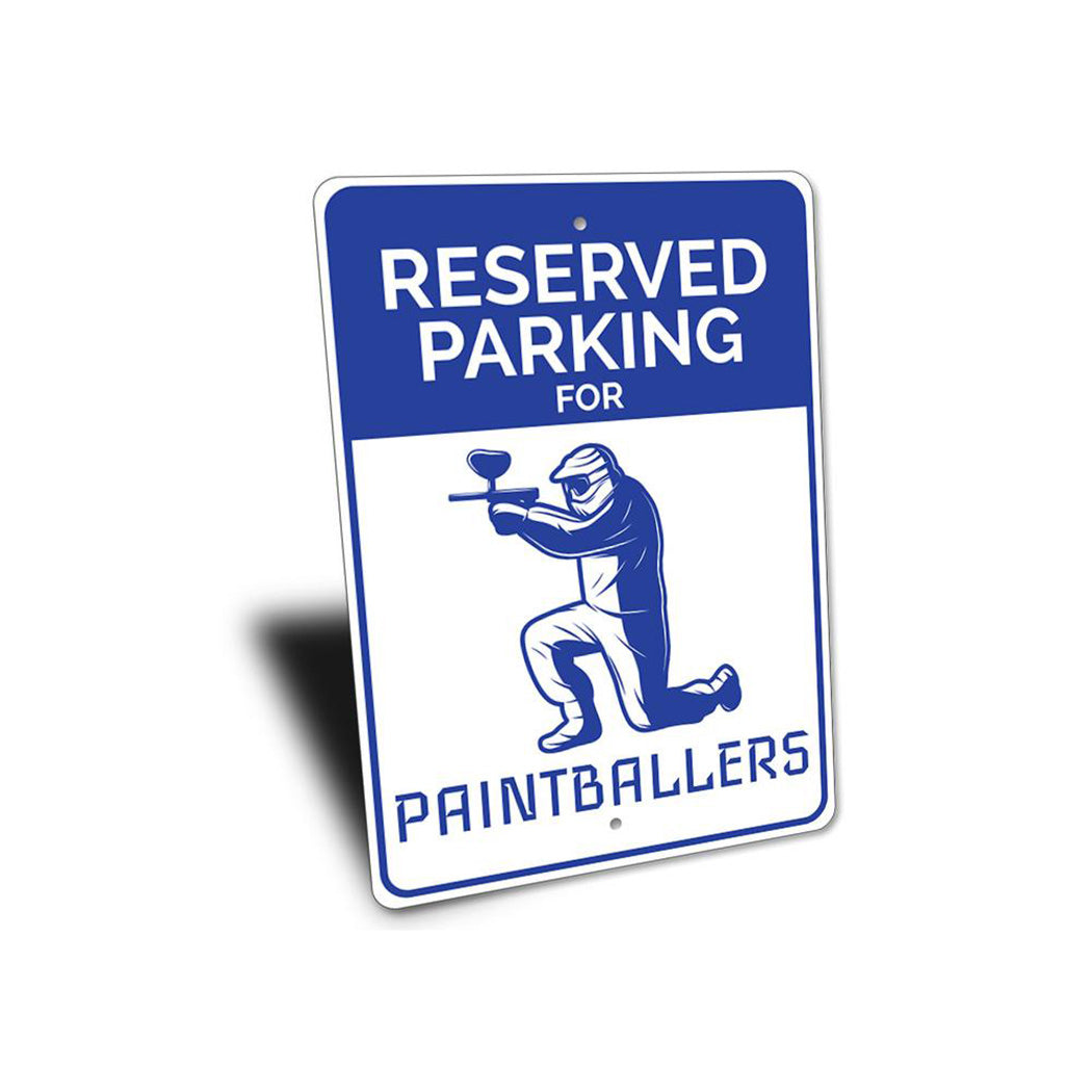 Paintballer Parking Sign