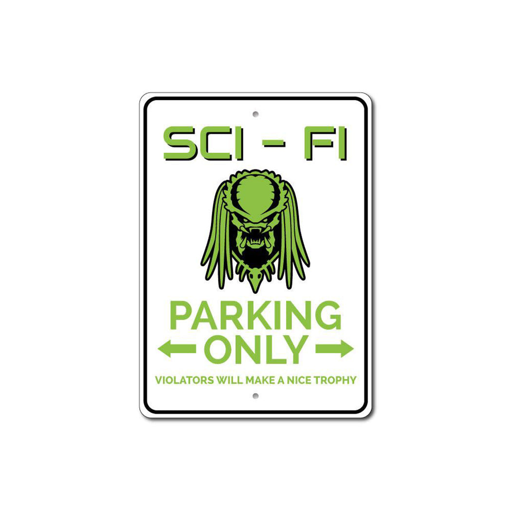 Sci Fi Parking Sign
