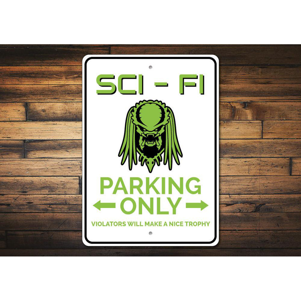 Sci Fi Parking Sign