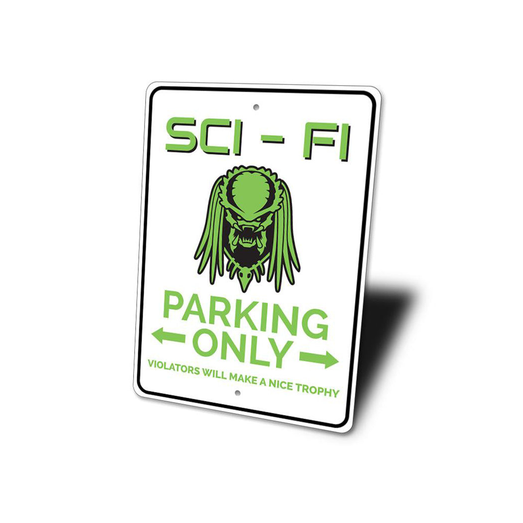 Sci Fi Parking Sign