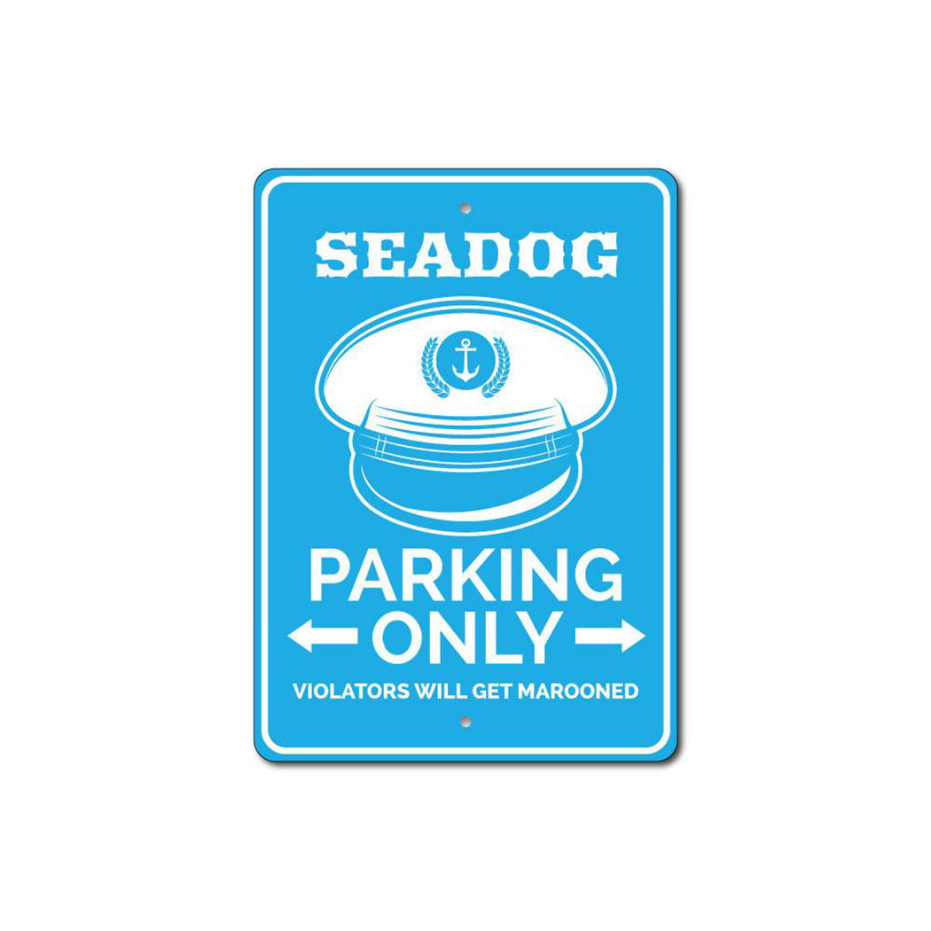 Seadog Parking Sign