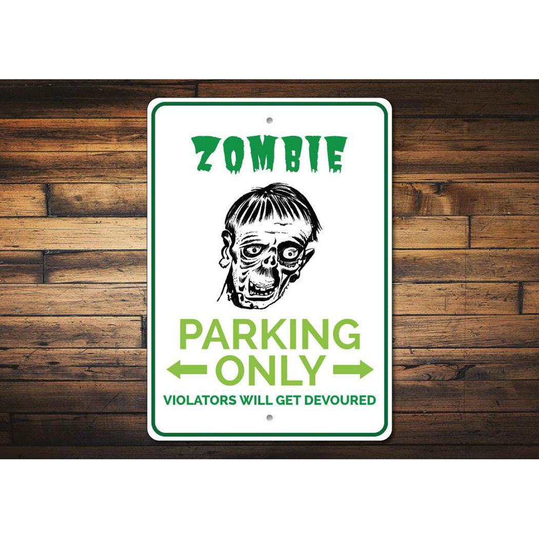 Zombie Parking Sign