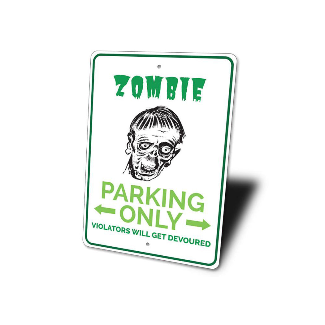 Zombie Parking Sign