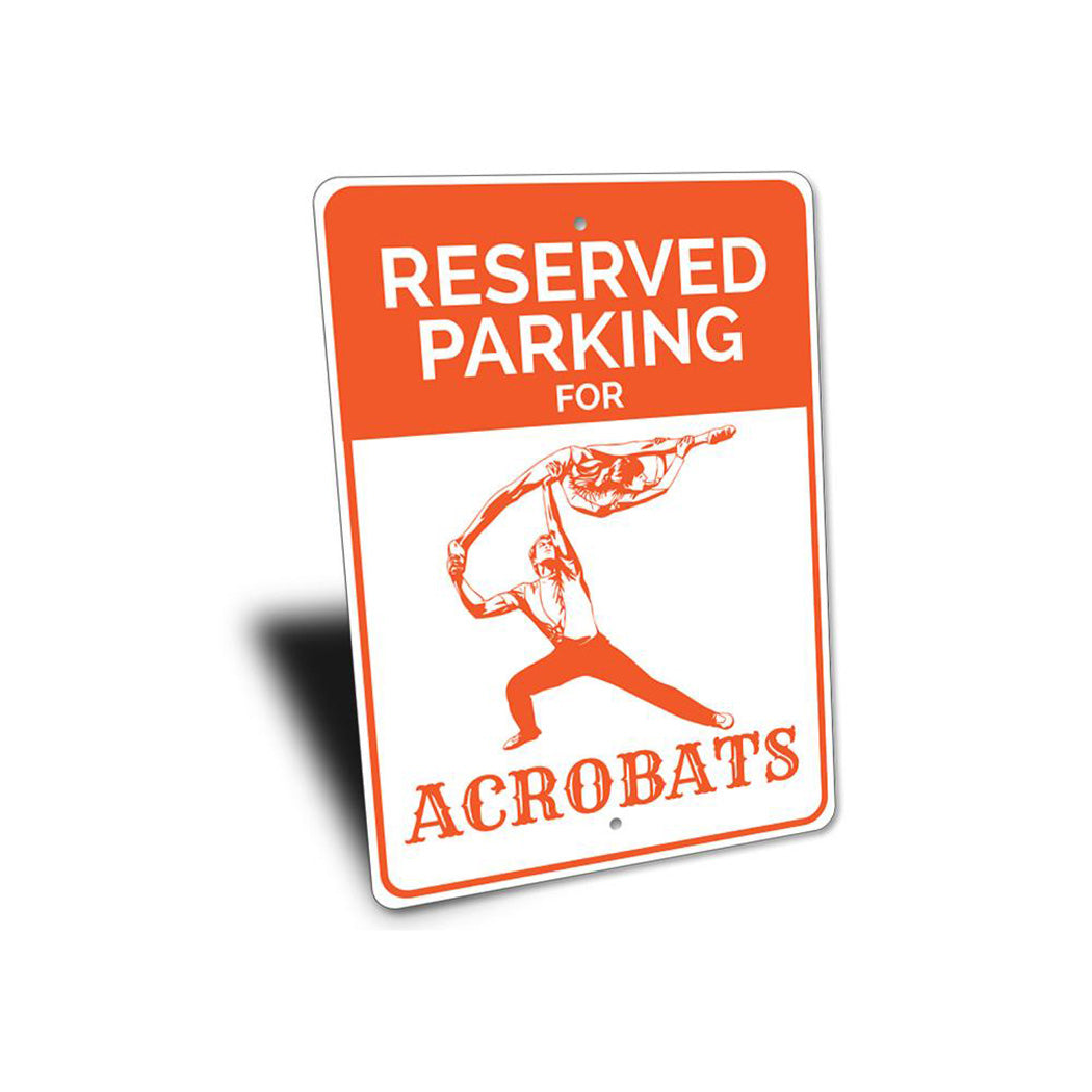 Acrobat Parking Sign