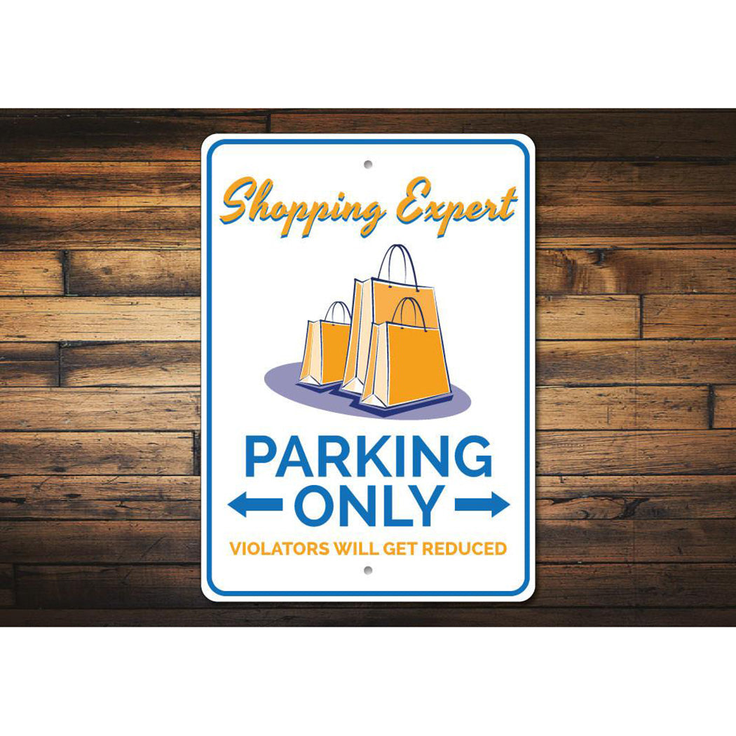 Shopper Parking Sign