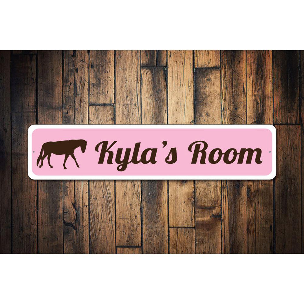Kids Room Horse Sign