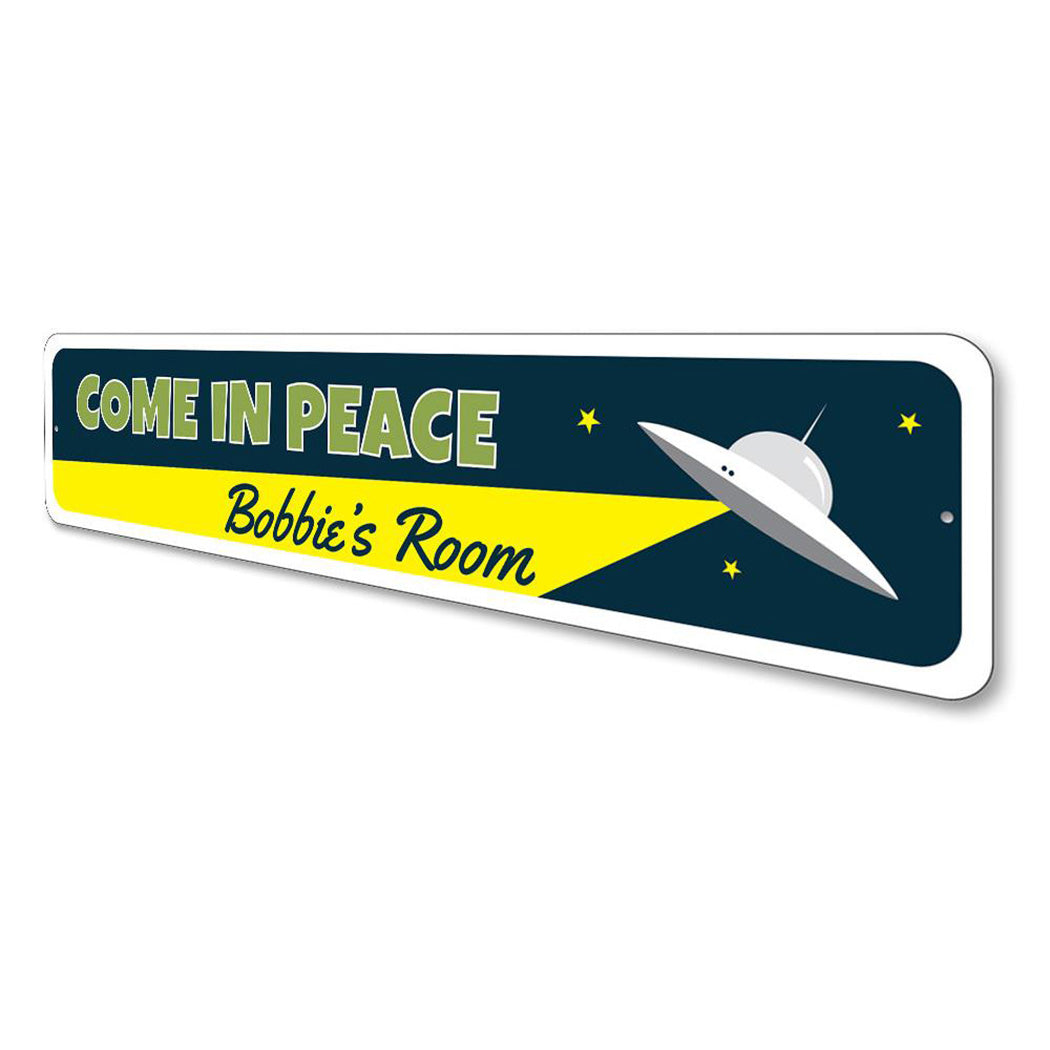 Kids Room UFO Sign