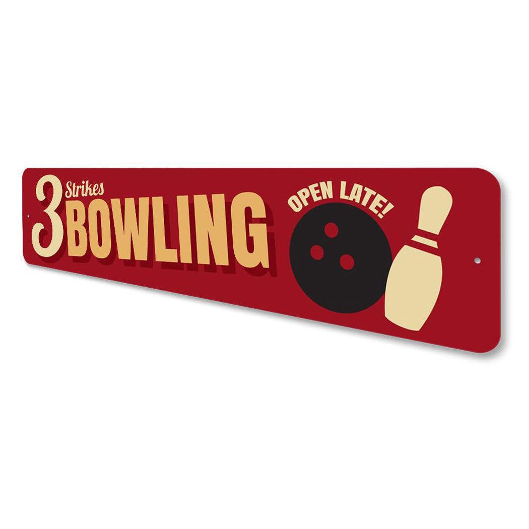 Bowling Sign