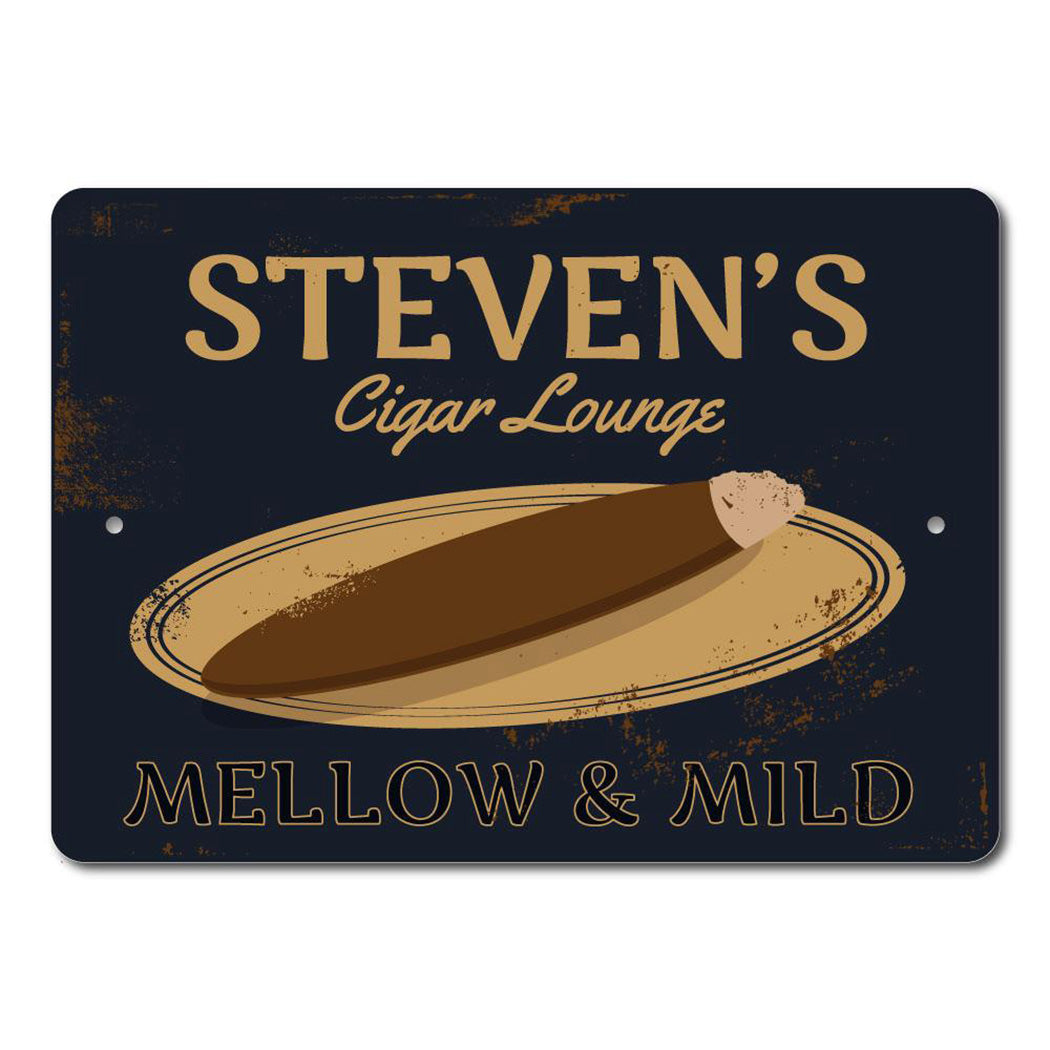Cigar Lounge Sign