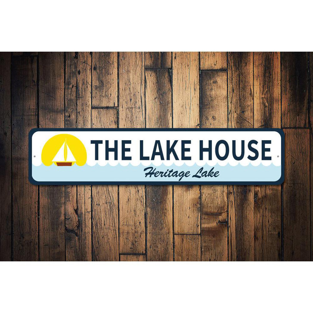Sailboat Lake House Sign