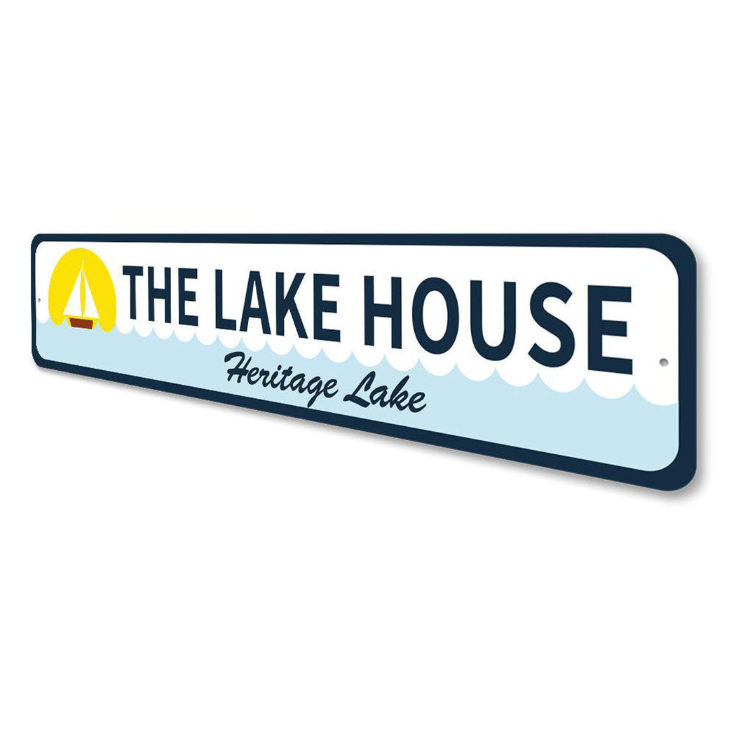 Sailboat Lake House Sign