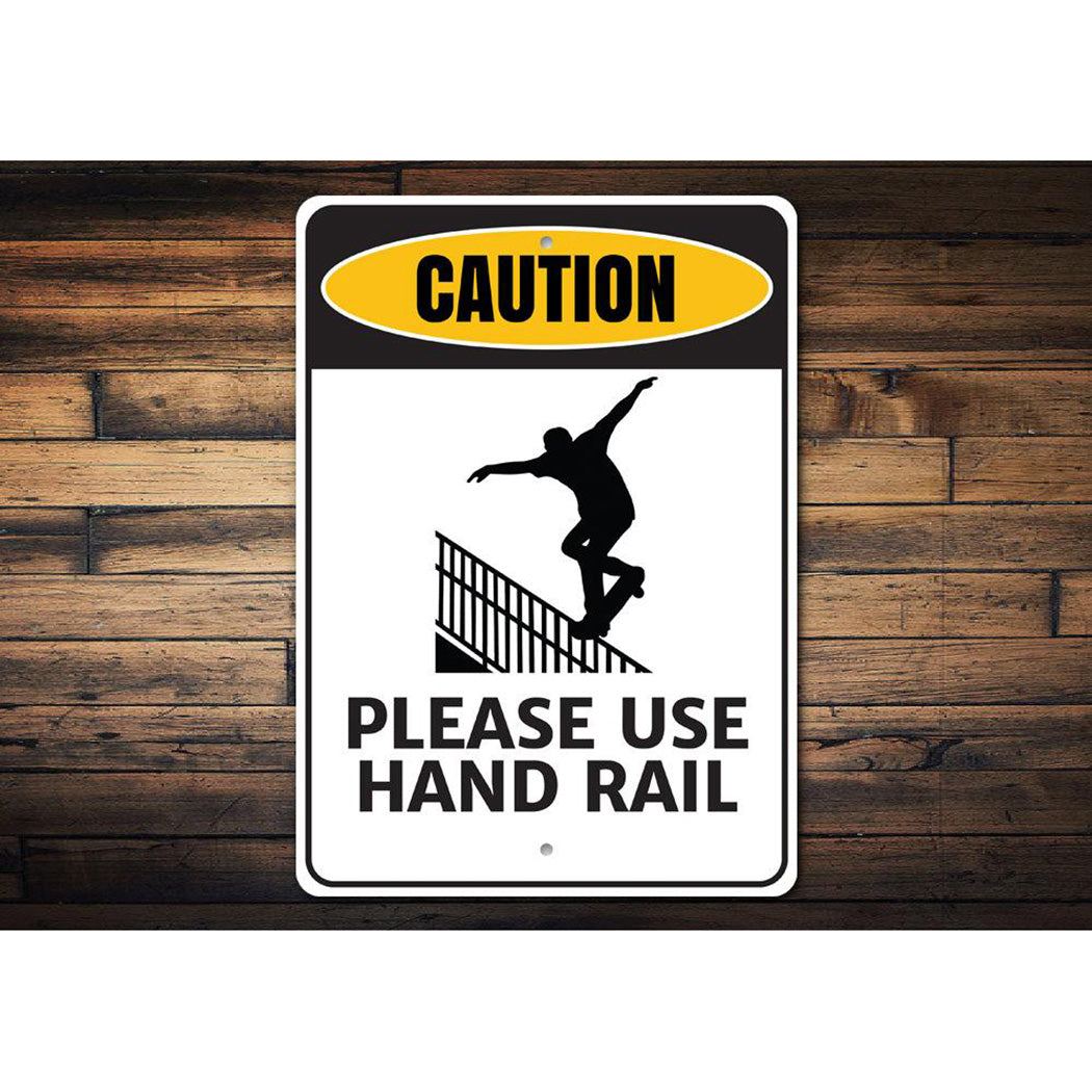 Skateboarding Caution Sign