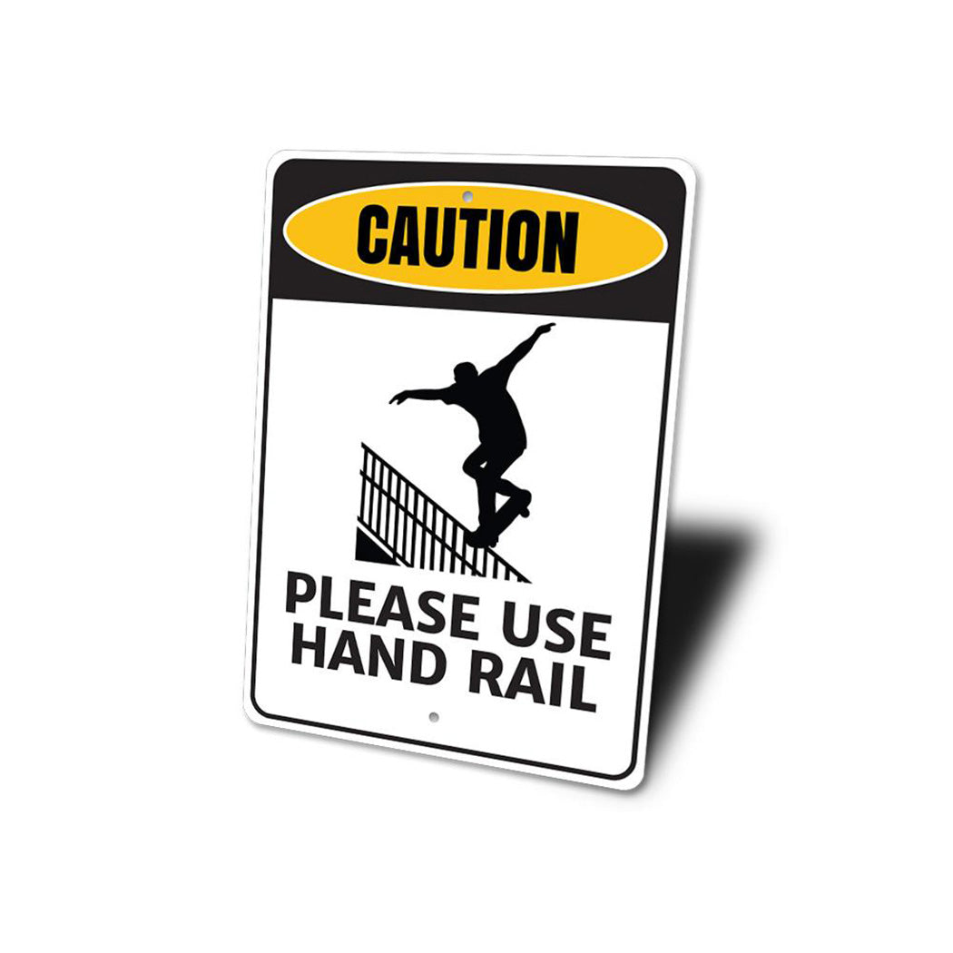 Skateboarding Caution Sign