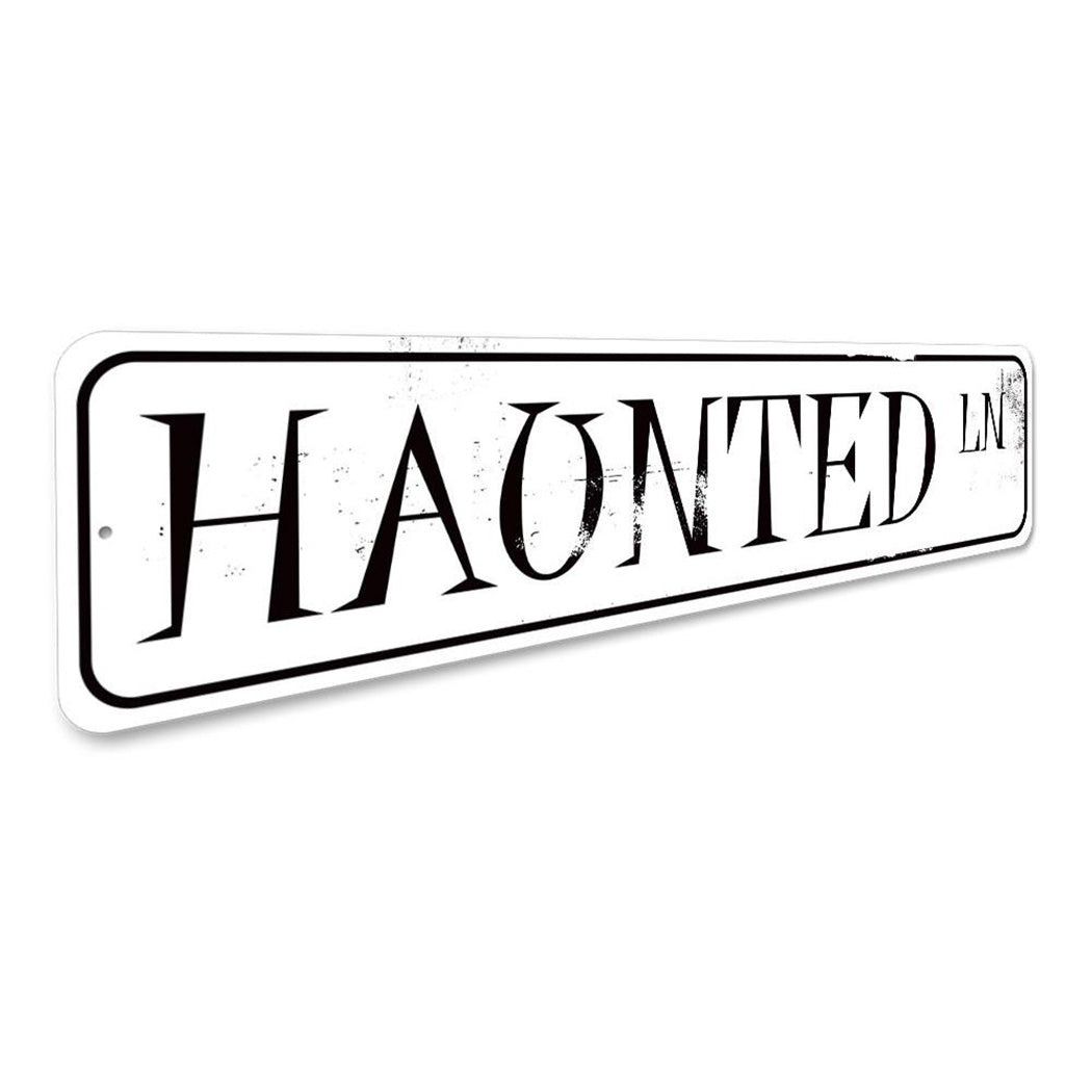 Haunted Lane Sign