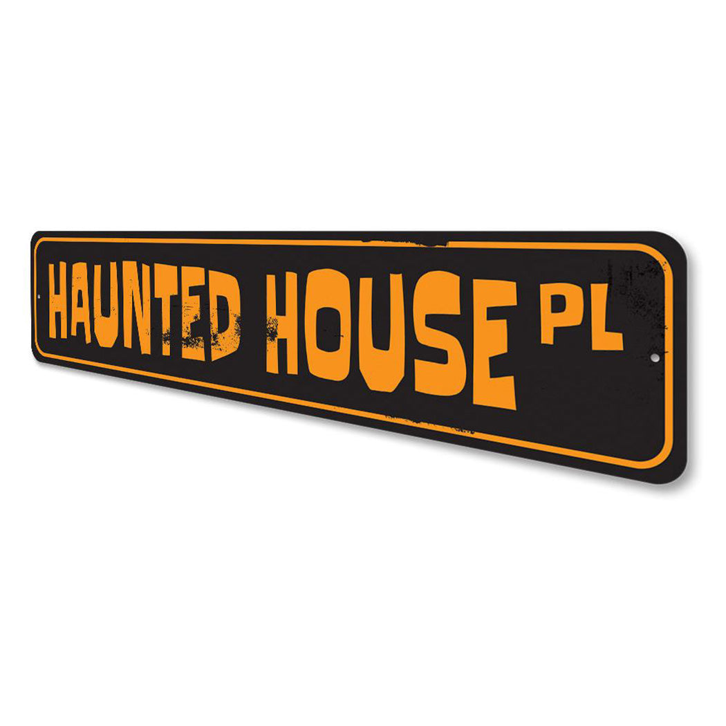 Haunted House Street Sign