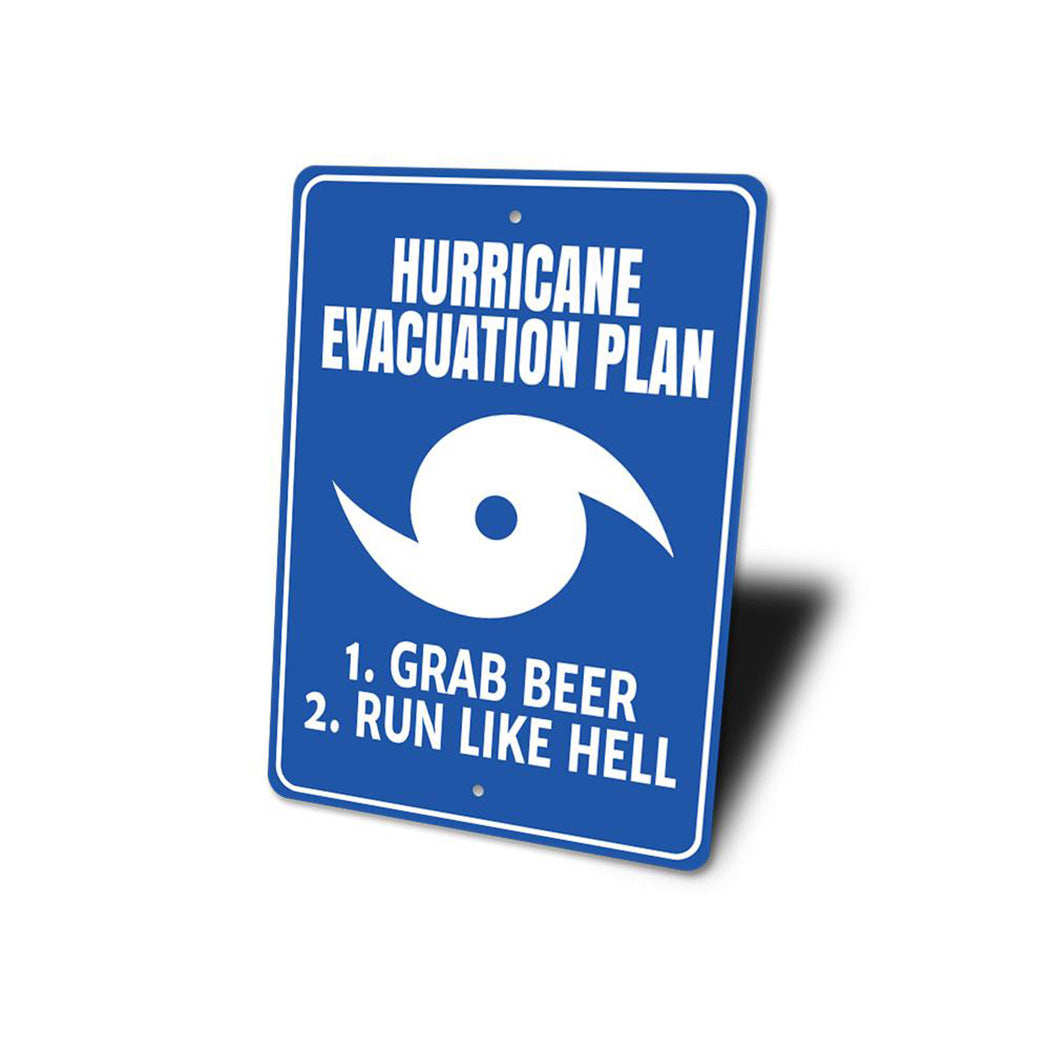 Hurricane Evacuation Sign
