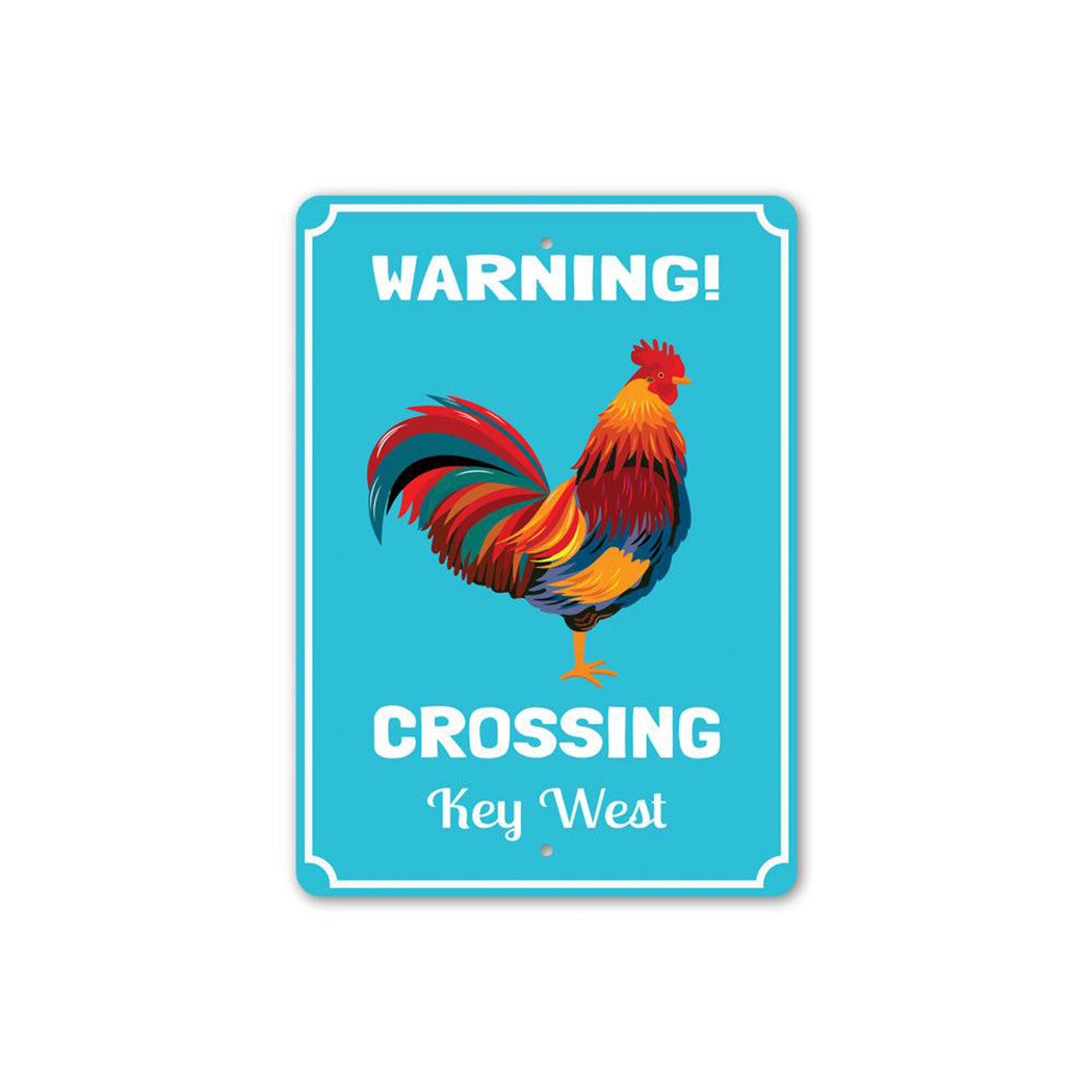 Rooster Crossing Sign