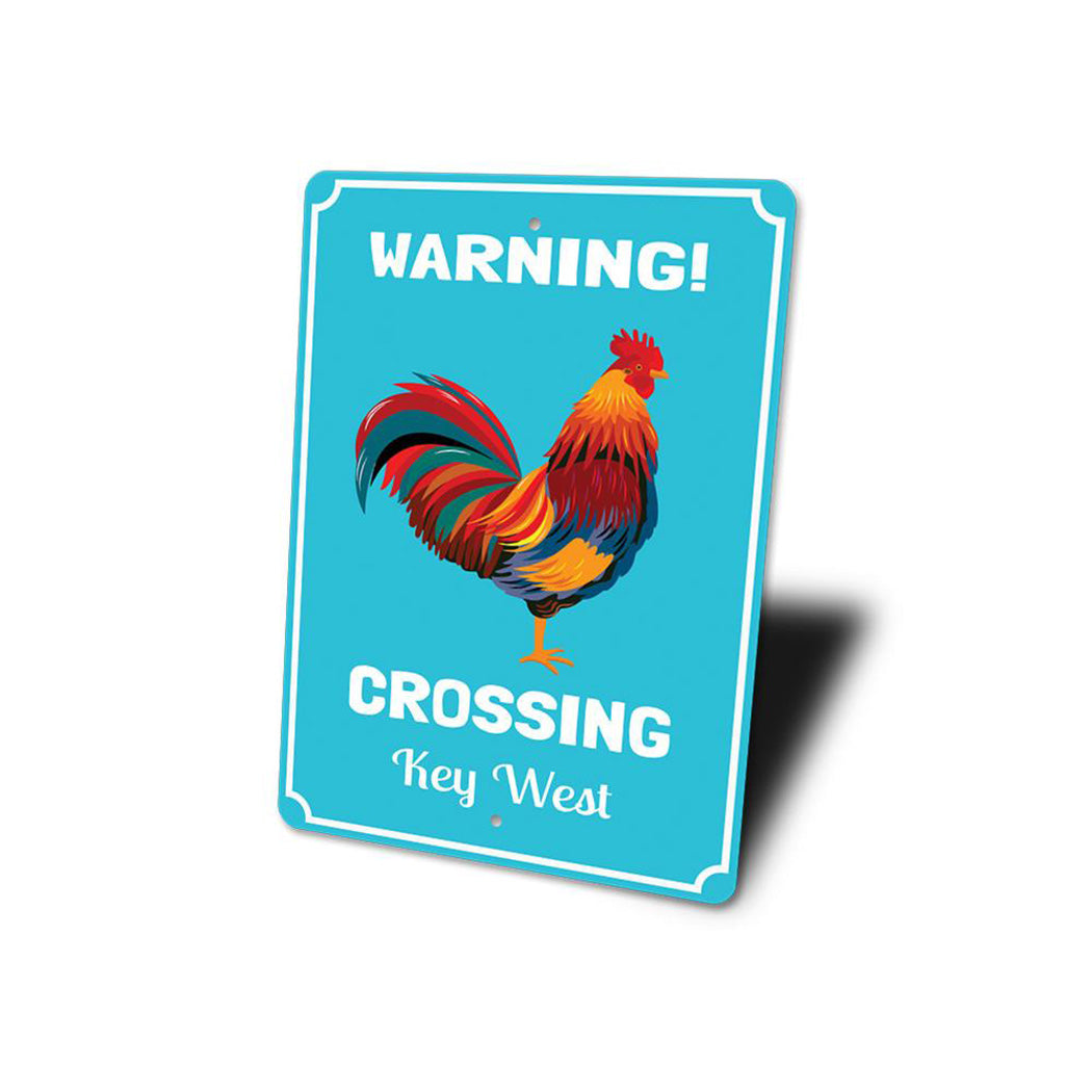 Rooster Crossing Sign