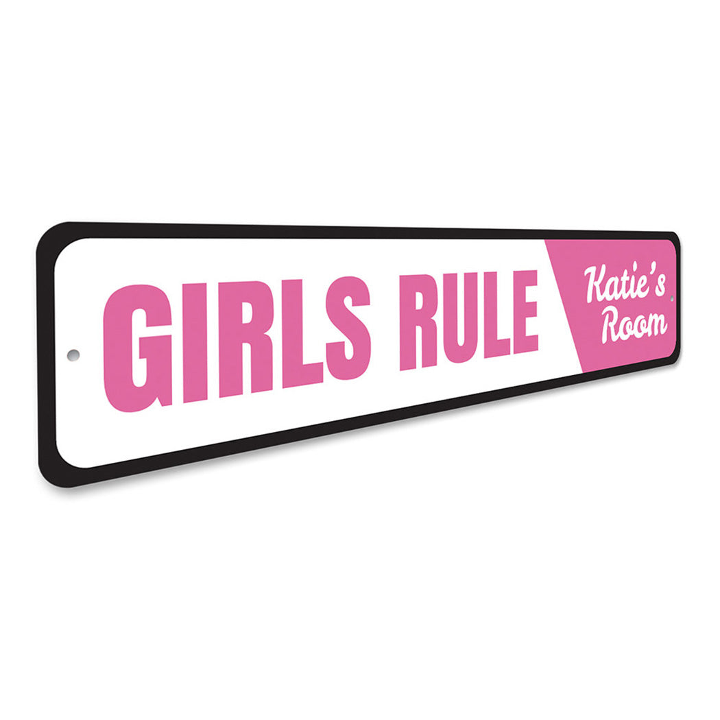 Girls Rule Sign