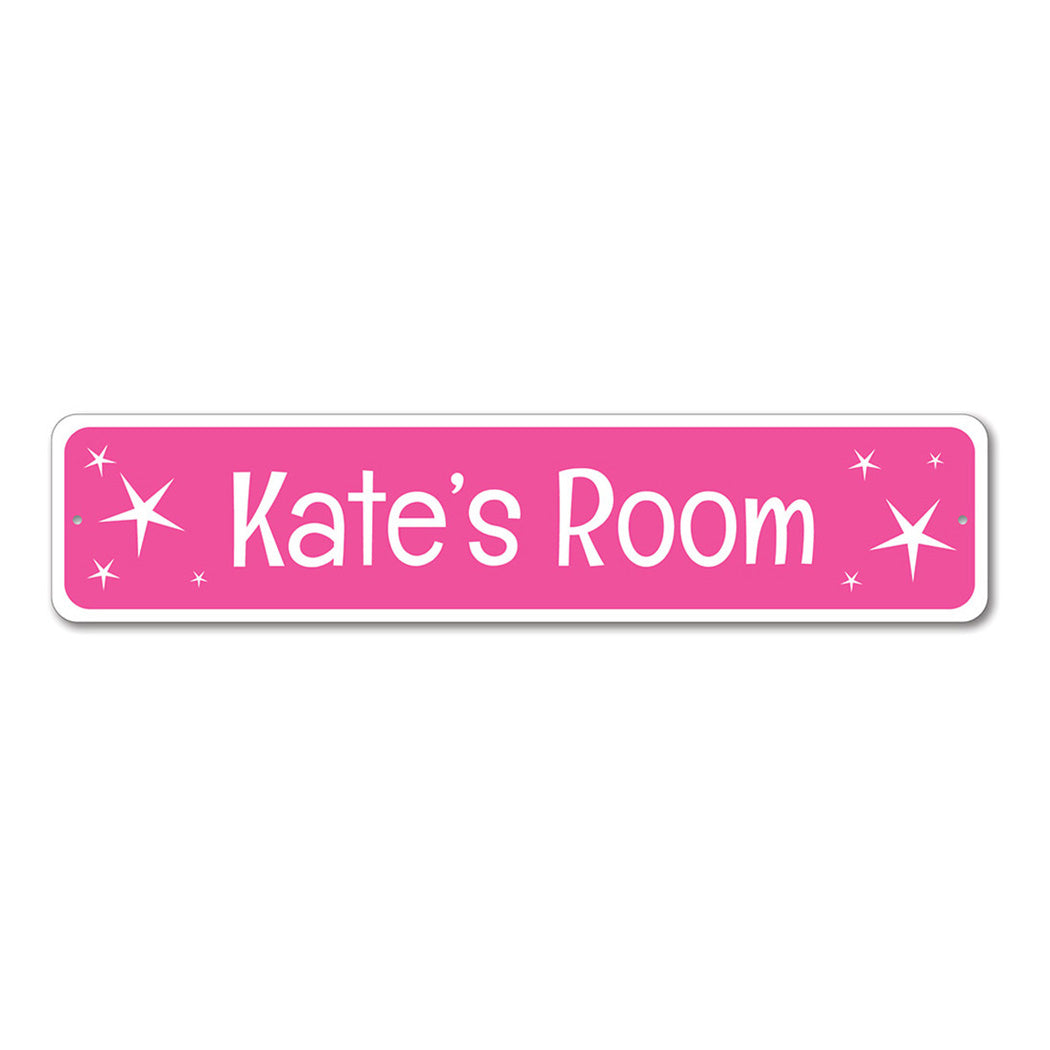 Pink Twinkle Metal Sign