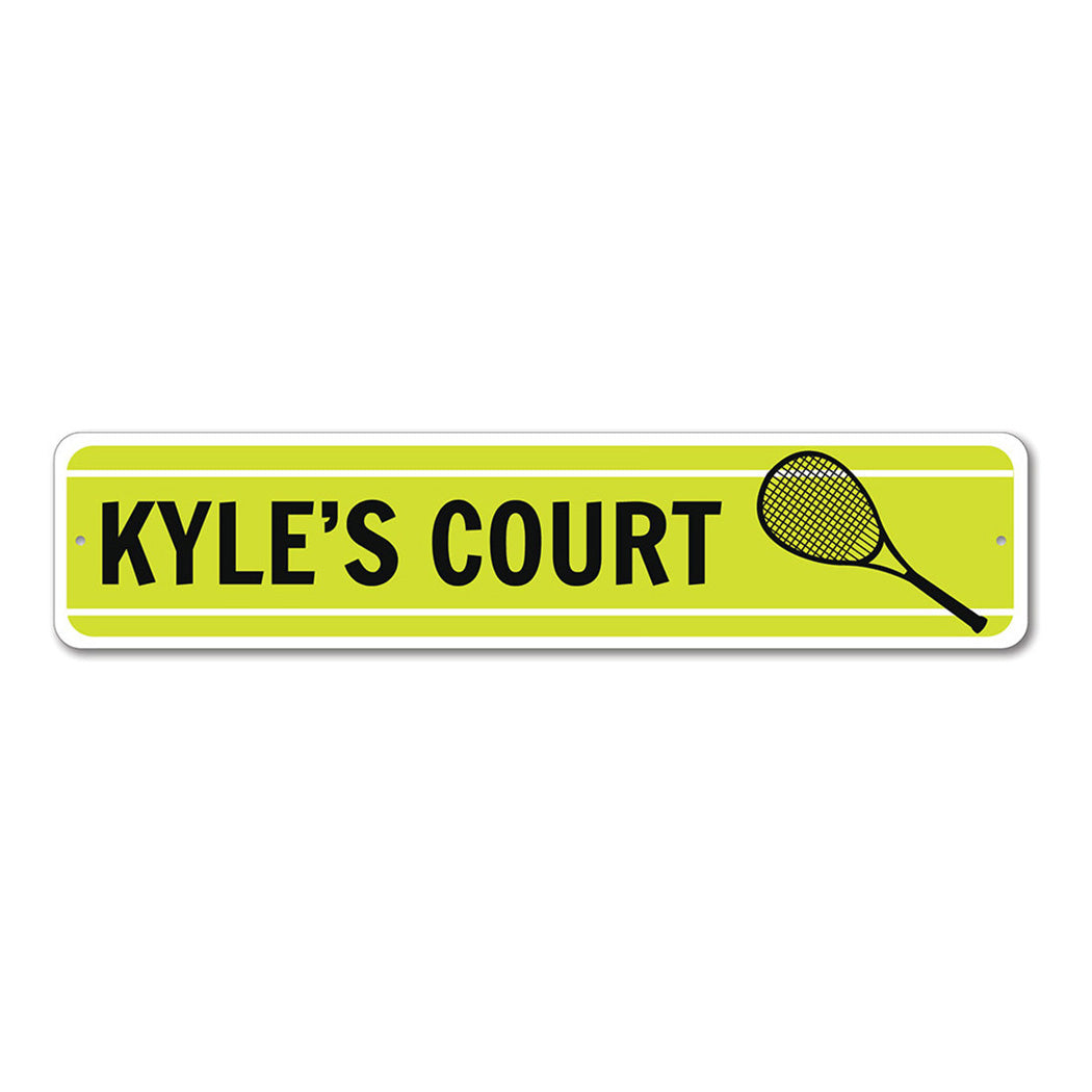 Tennis Metal Sign
