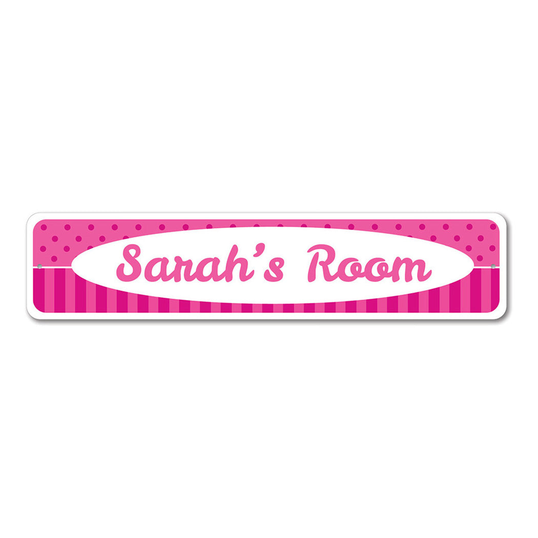 Pink Patterns Metal Sign