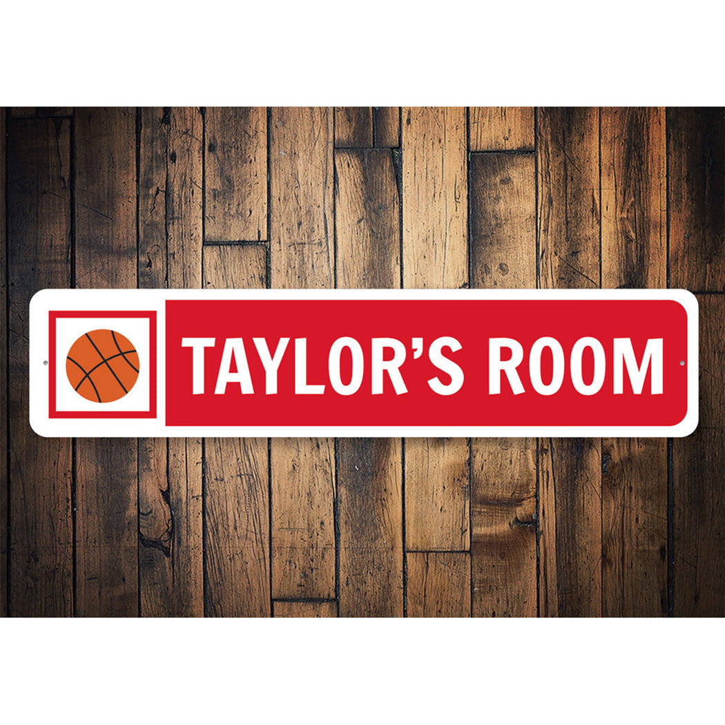 Kids Room Basketball Sign