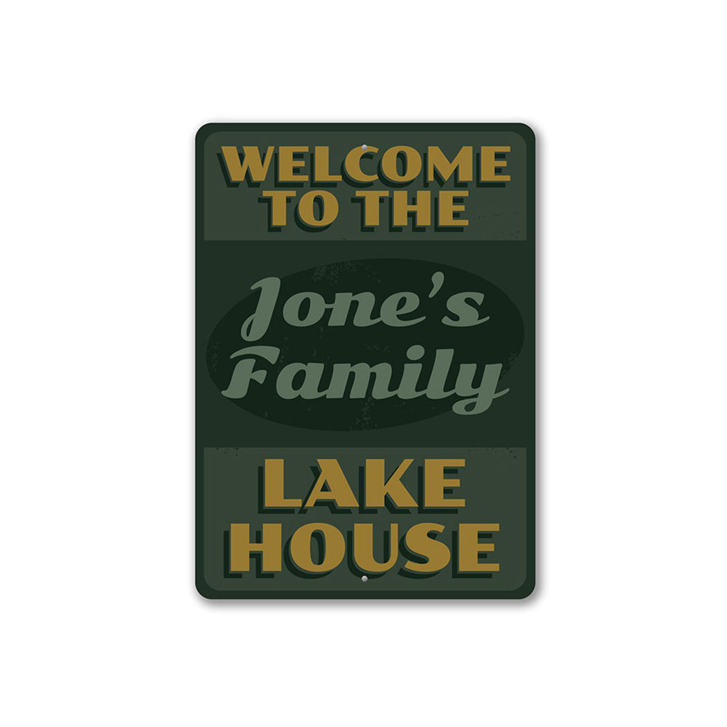 Lake House Welcome Sign