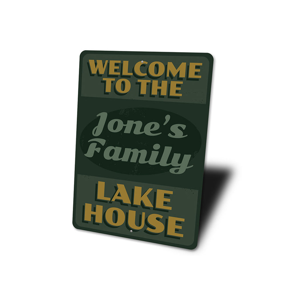 Lake House Welcome Sign